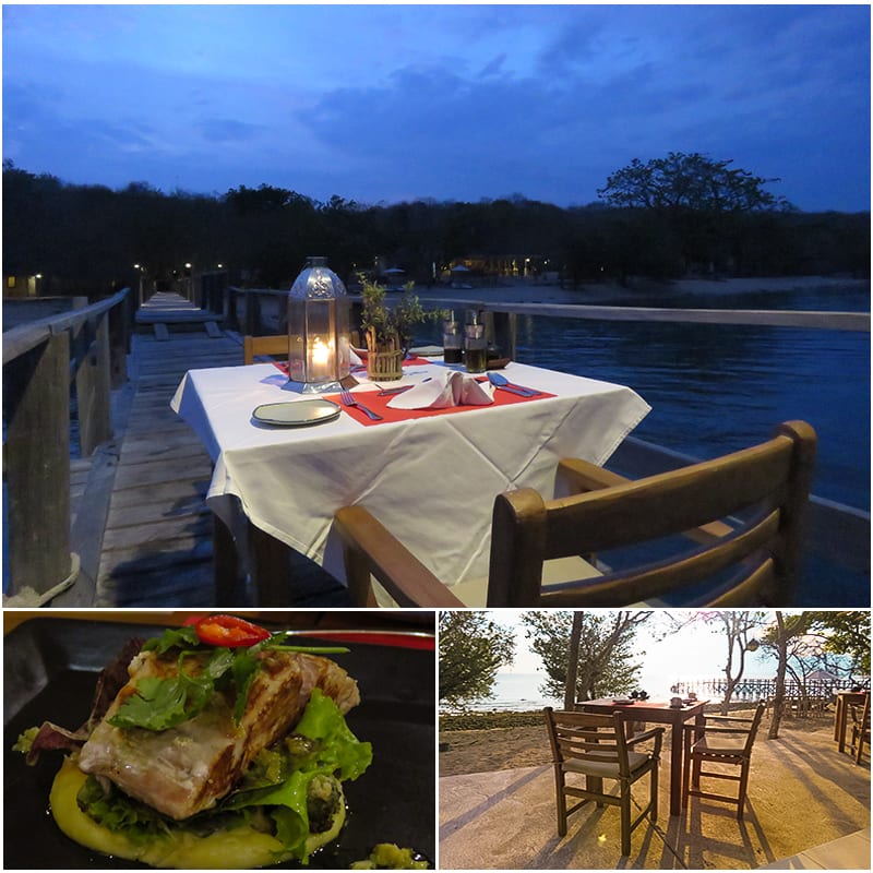 Dining at Nusa Menjangan