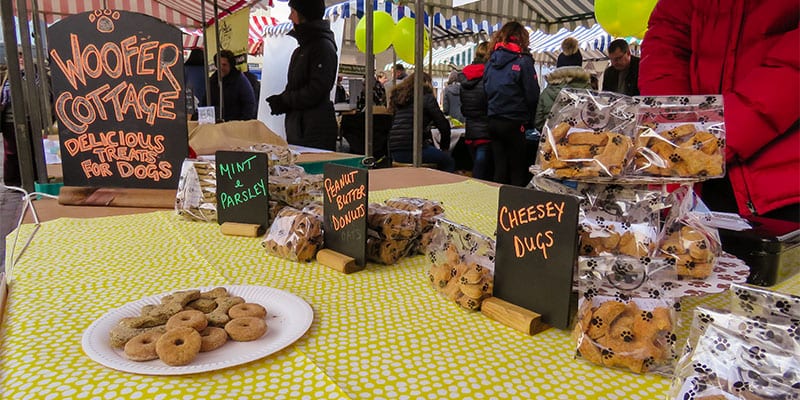 Woofer Cottage Dog Treats at the Kelso Farmers Market