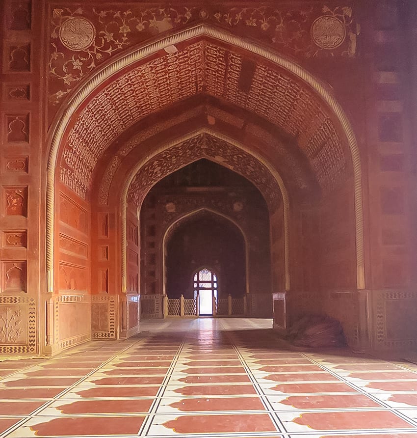 The Mosque at the Taj Mahal