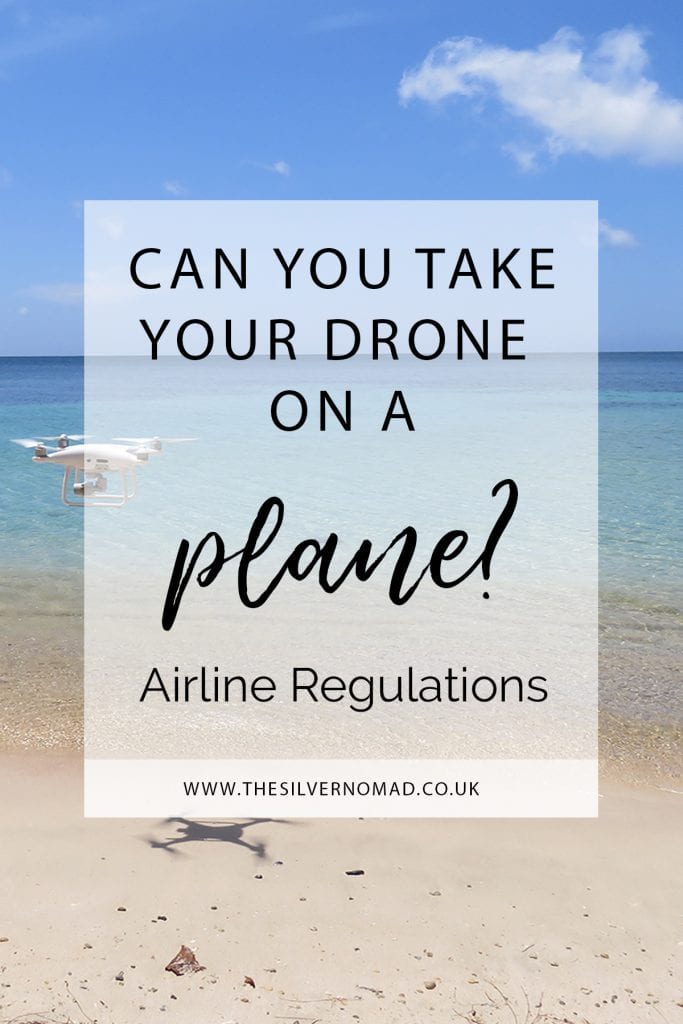 Can you take your drone on a plane