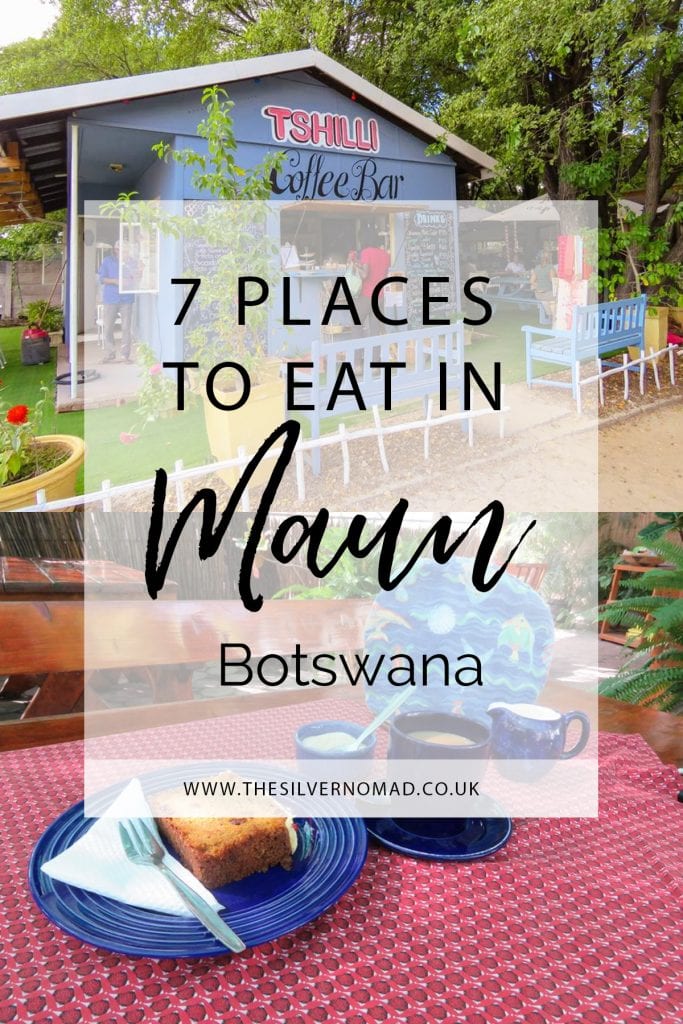 Maun in Botswana has some amazing places to eat. Excellent for vegetarians, vegans and meat-eaters alike.