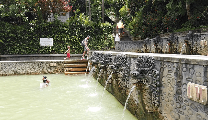 The Main Pool at Air Panas Banjar