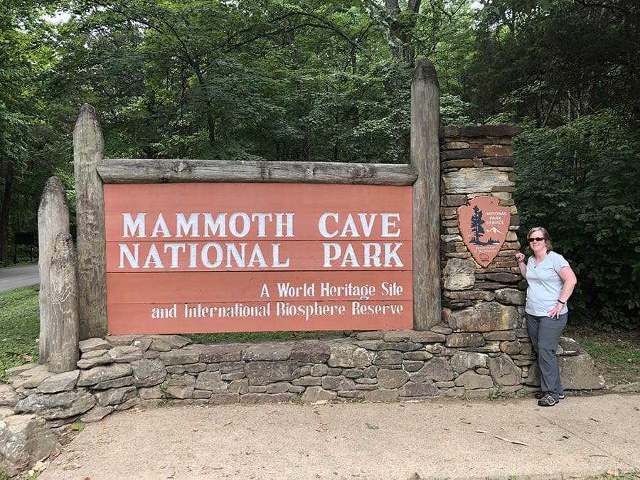 Mammoth Cave NP sign