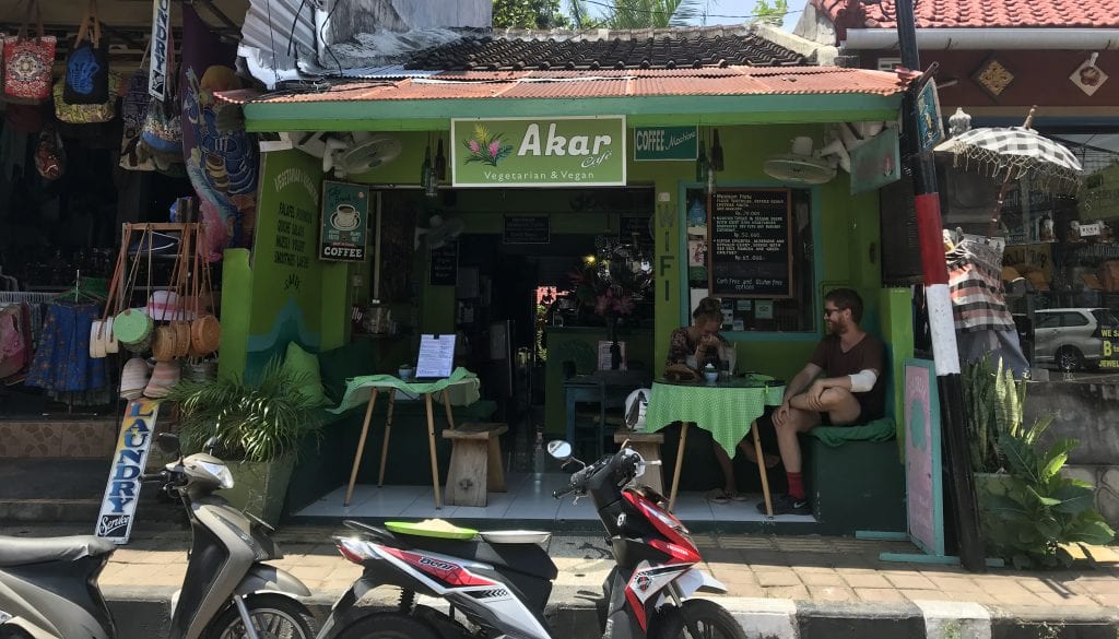 Akar vegetarian and vegan restaurant in Bali 