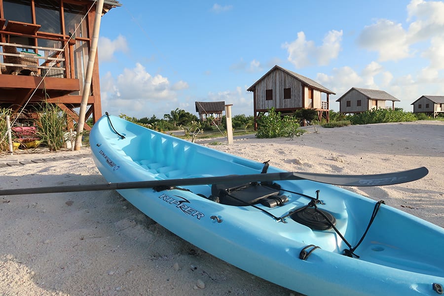 Kayaking at Barbuda Belle Resort