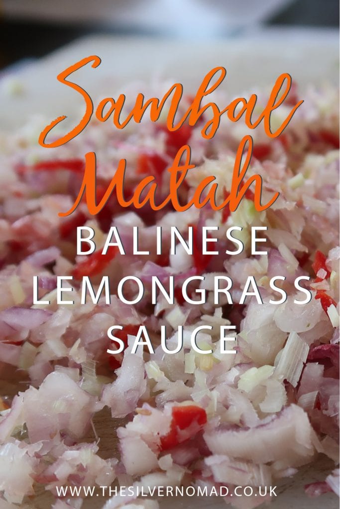 How to make Sambal Matah, Balinese Lemongrass Sauce