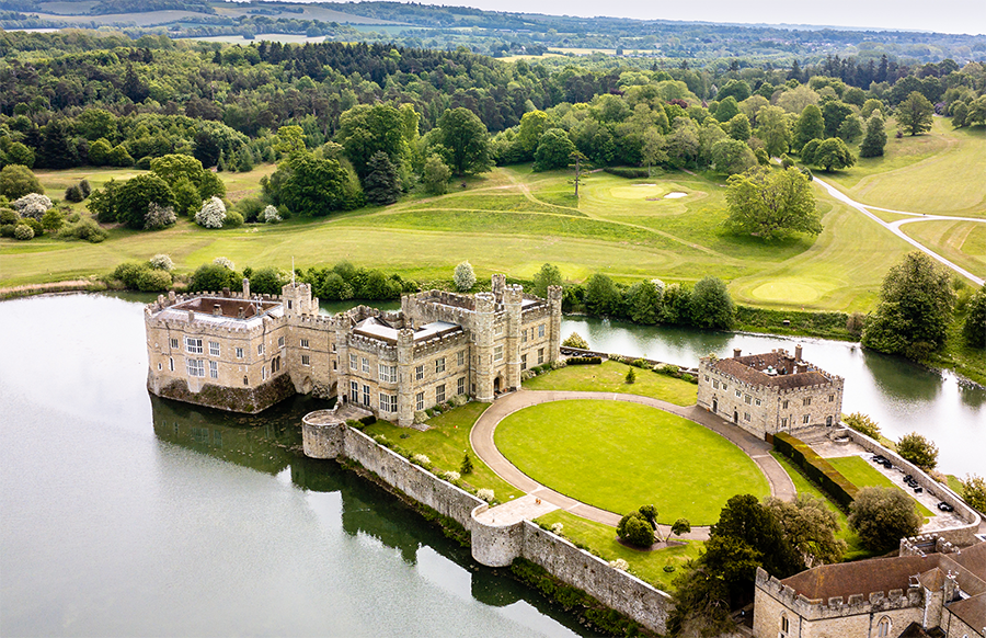 Leeds Castle From the Sky