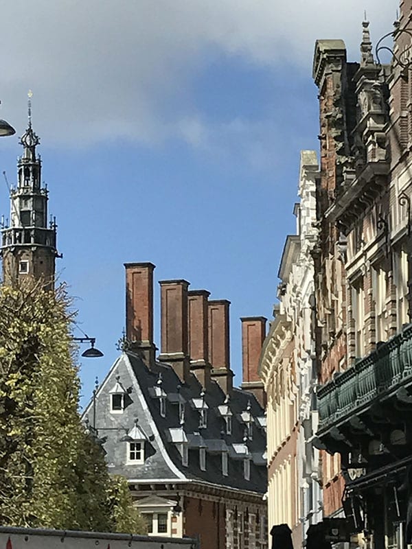 chimney tops in Haarlem