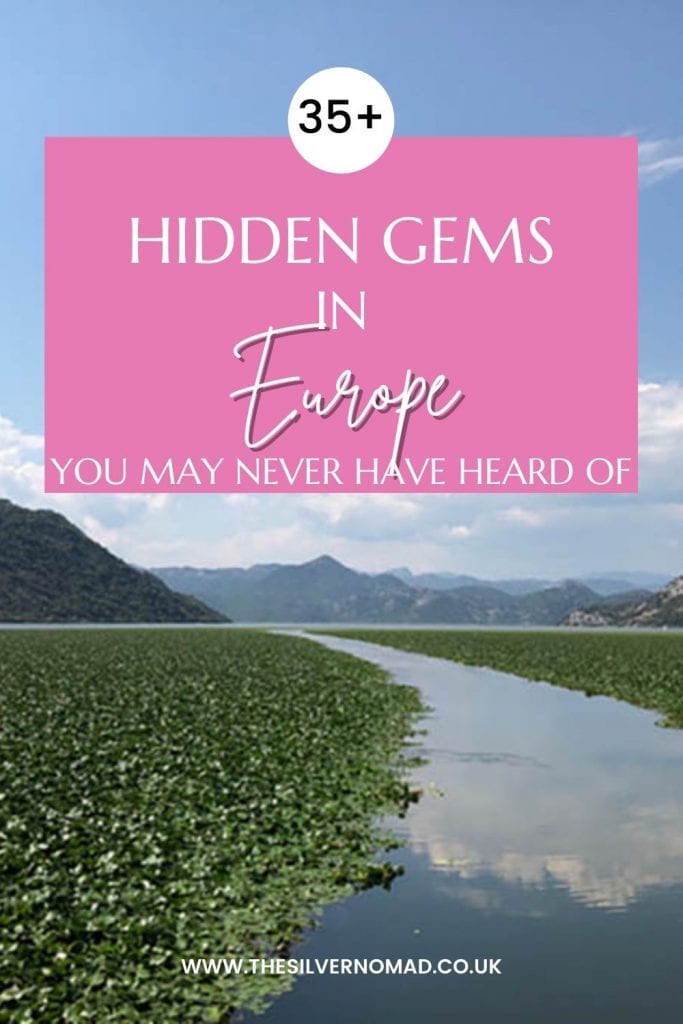 Lake scene with 35 Hidden Gems in Europe you may never have heard of superimposed