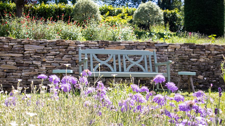 seating in rear garden