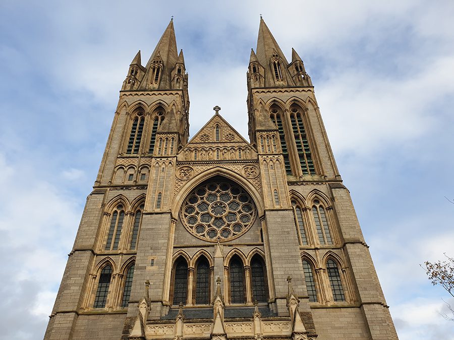 Truro Cathedral with two spires