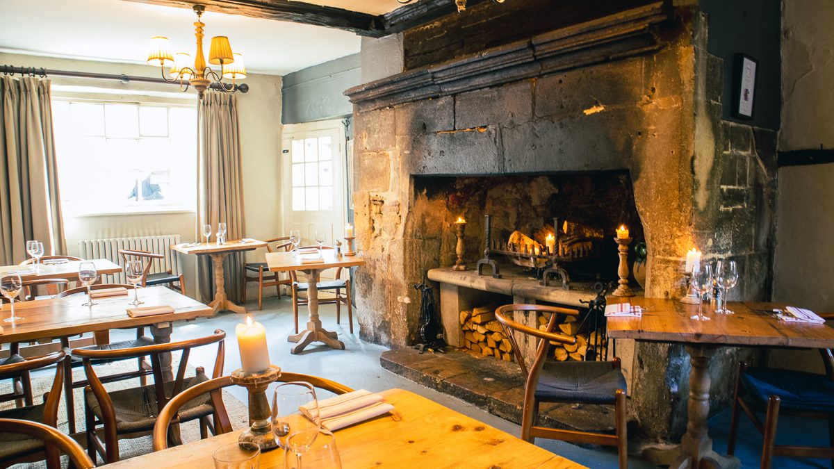 inside at Sign of an Angel