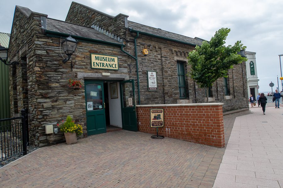 Port Erin Railway Museum with slate clading