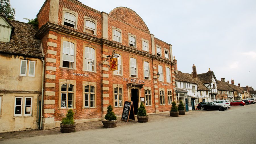 The outside of The Red Lion, Lacock