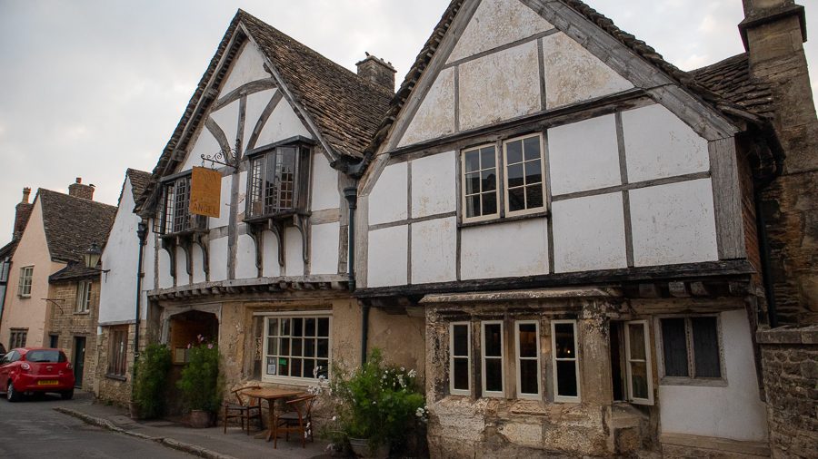 the outside of The Sign of the Angel, Lacock