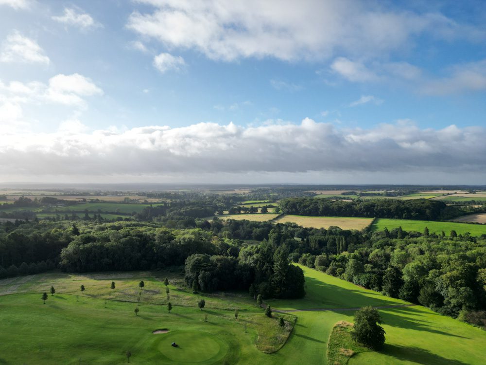Heythrop Park Golf Course with views over the countryside