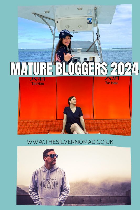 More Mature Bloggers in 2024 - 3 images of mature bloggers: Michelle, Crista and Dylan