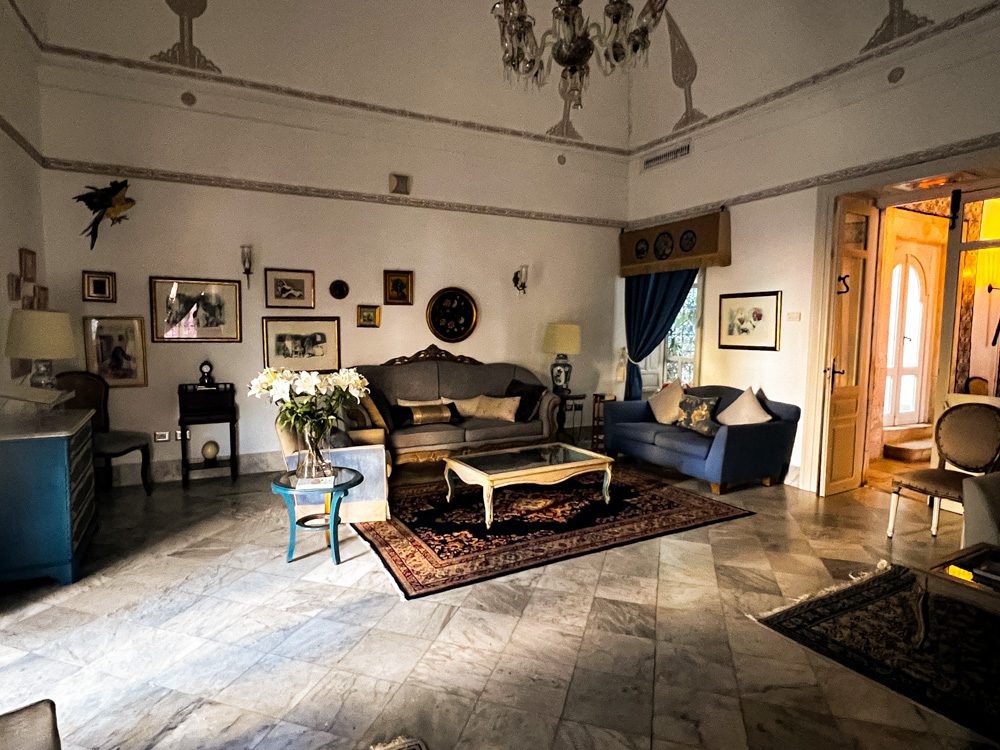 The lounge at Hotel Dar Said