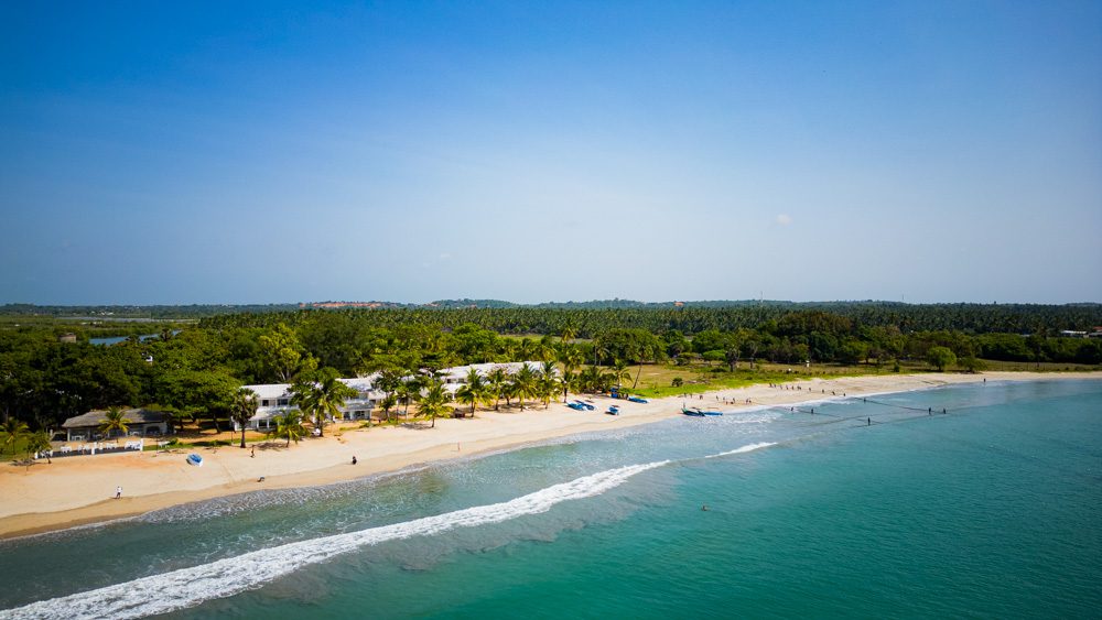The beach at Trincomalee