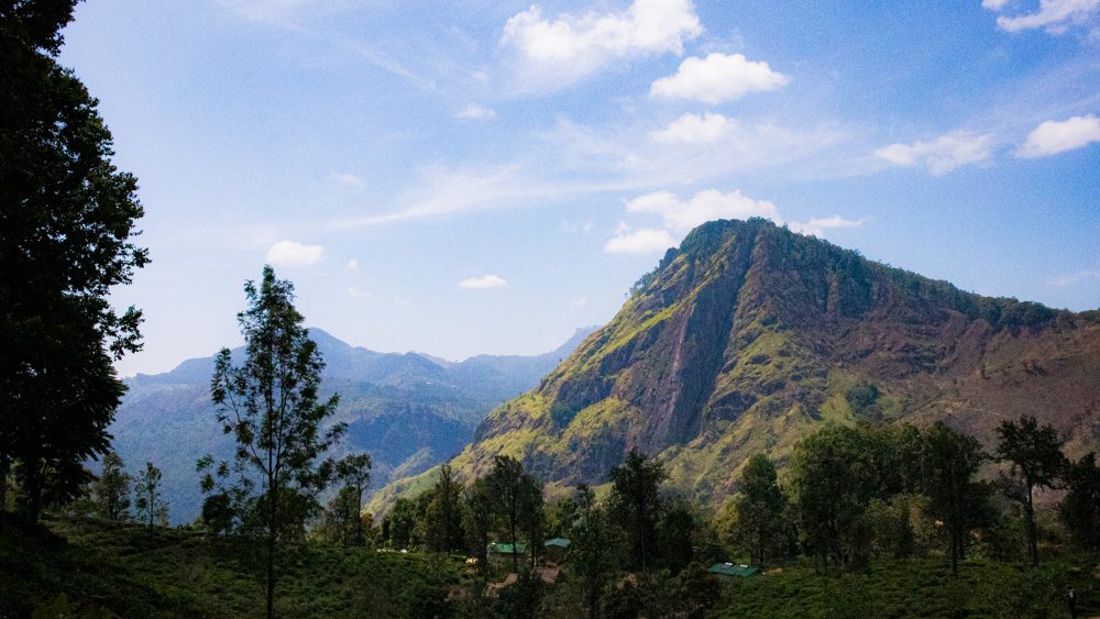 Adam's Peak near Ella in Sri Lanka