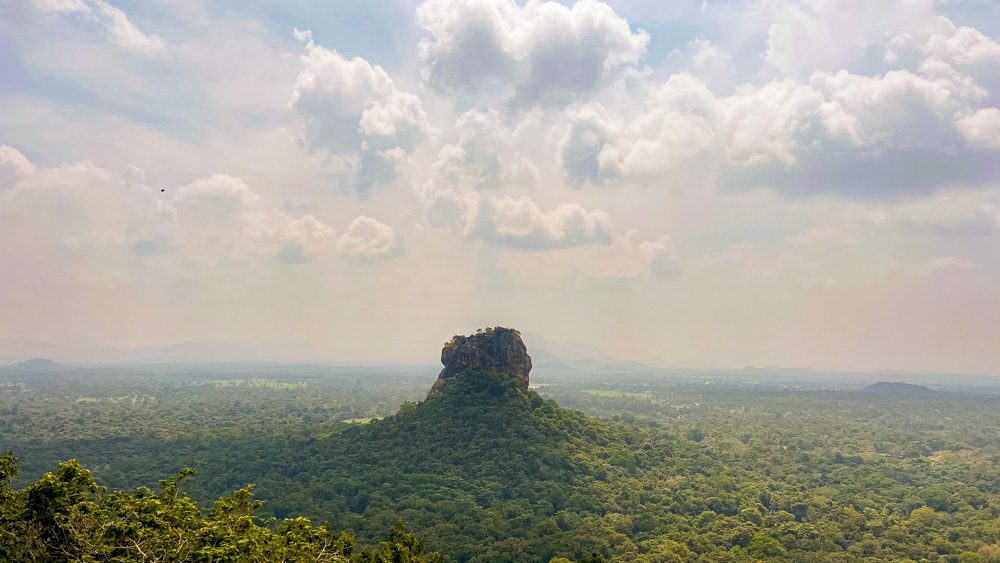 View of Sigiriya from Pidurangala