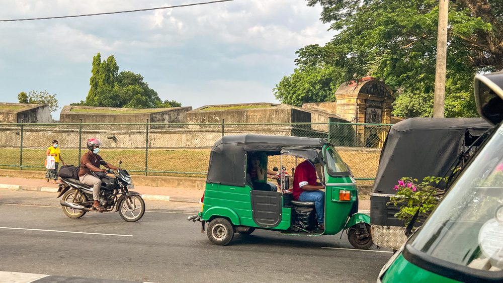 green Tuk Tuks in Sri Lanka