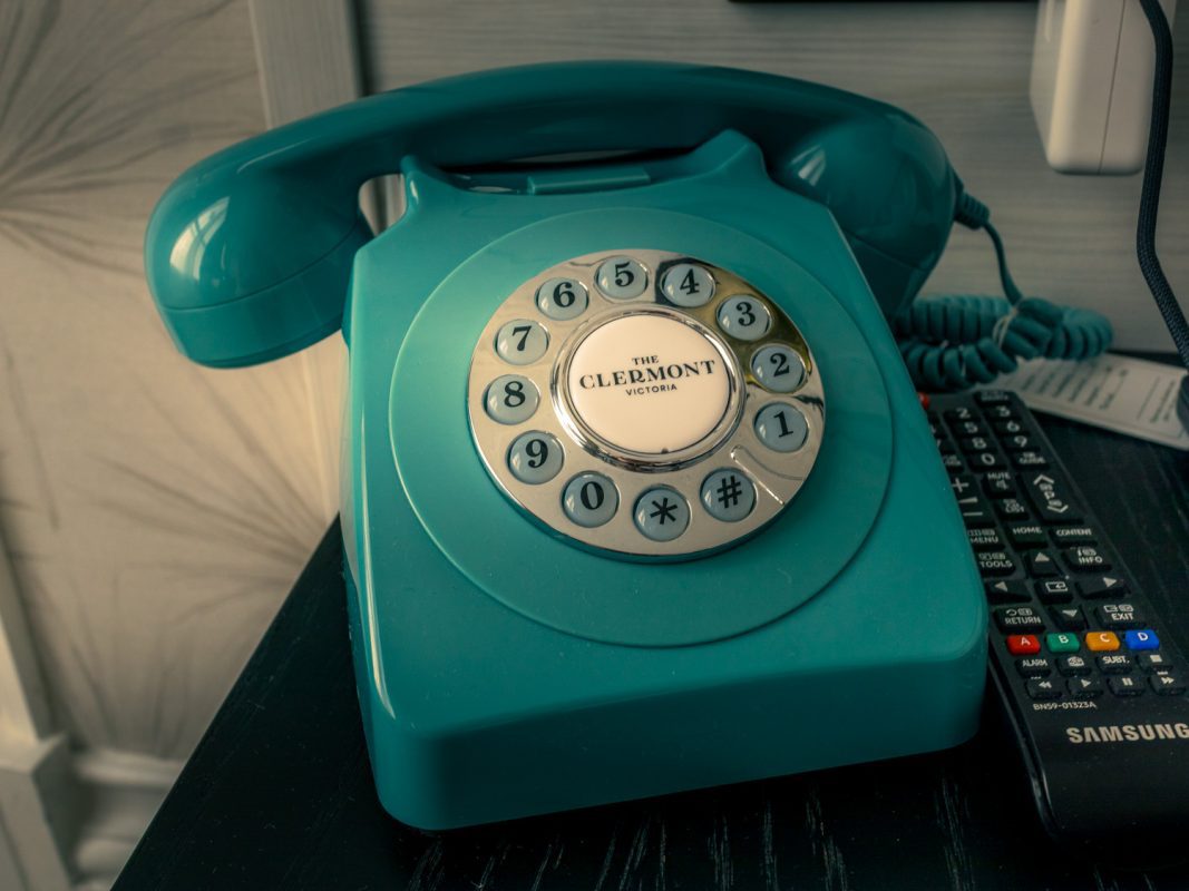 Retro Turquoise phone