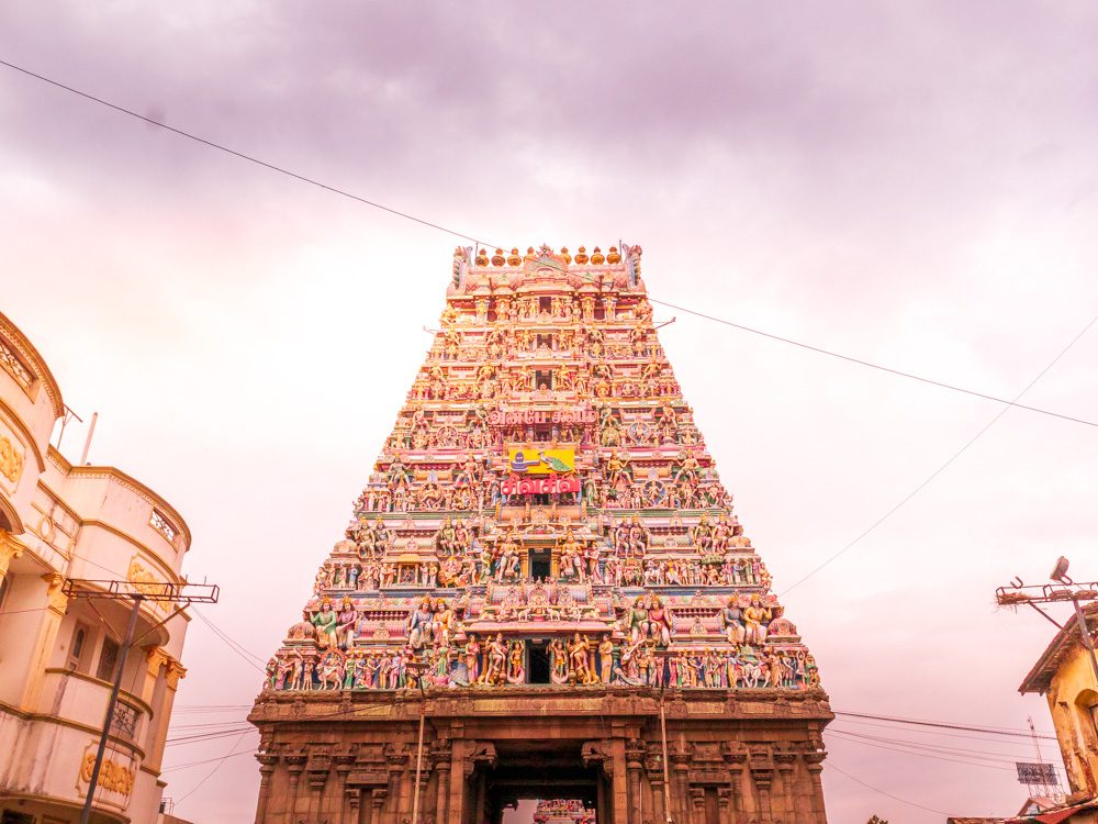 Kapaleeshwarar Temple, one of the temples in Chennai, in Tamil Nadue