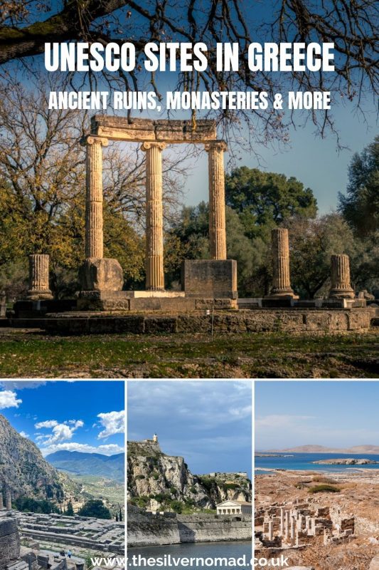 Discover the best UNESCO World Heritage Sites in Greece – from ancient ruins like the Acropolis of Athens to the cliff-top monasteries of Meteora. A travel guide for cultural explorers, history lovers, and anyone planning a trip to Greece. Save this for your Greece itinerary!