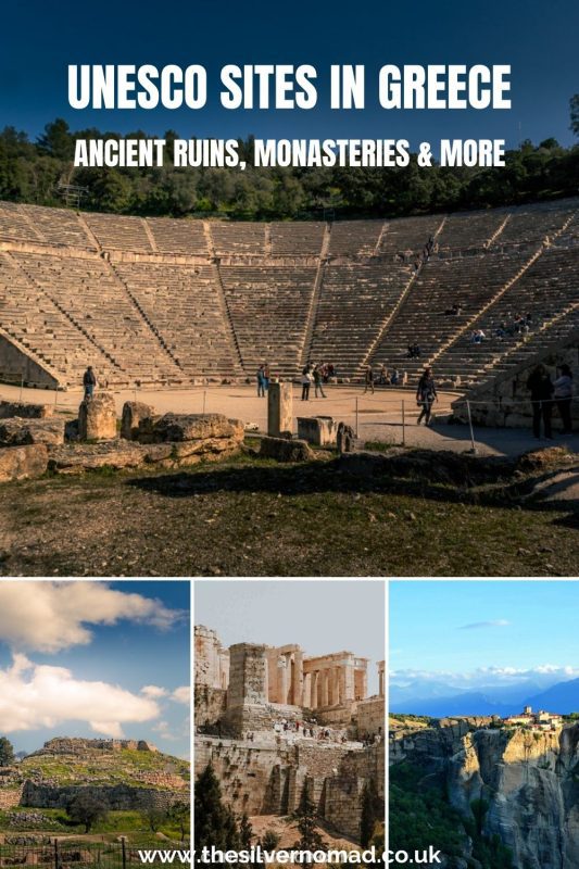 Discover the best UNESCO World Heritage Sites in Greece – from ancient ruins like the Acropolis of Athens to the cliff-top monasteries of Meteora. A travel guide for cultural explorers, history lovers, and anyone planning a trip to Greece. Save this for your Greece itinerary!